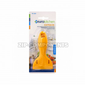 Скребок для чистки стеклокерамики, оранжевый Eurokitchen RS-18M