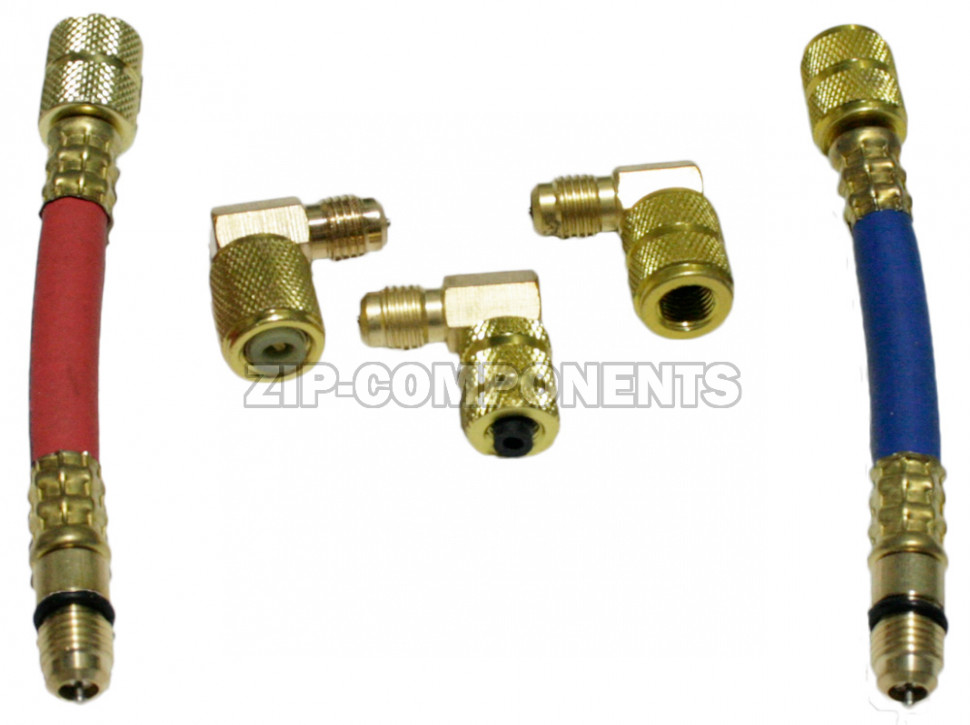 Комплект адаптеров для заправки автокондиционеров CT - 135