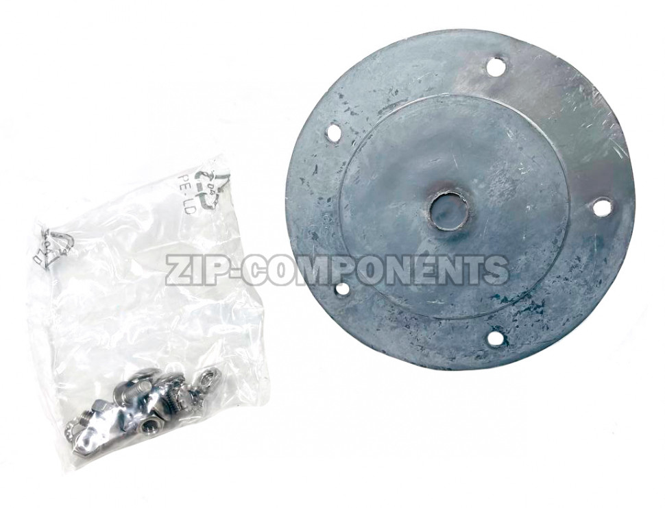 Фланец барабана (крепится к барабану на 5 винтах) крепеж диам-20мм универсальный cod034